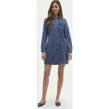 Dámské šaty Vero Moda Džínové šaty Jennie 10310968 Modrá Regular Fit S