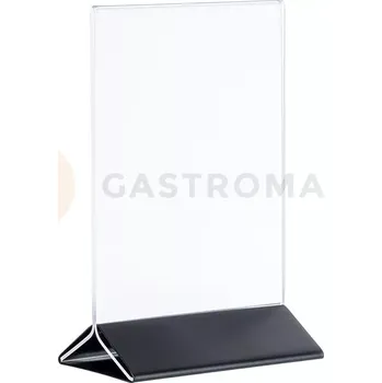 Jídelní židle Stojan na menu 210x70x320, černý | APS, 71529