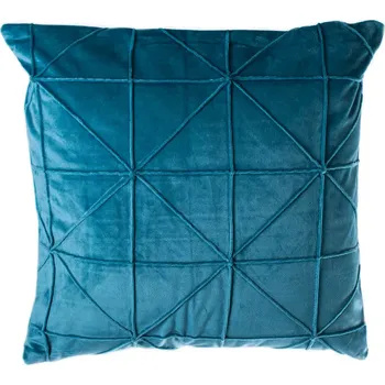Dekorativní polštářek Dekorační Polštářek MODRÝ - PETROLEJOVÝ 44x44 cm