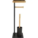 Stojan na WC kartáč s poličkou AWD