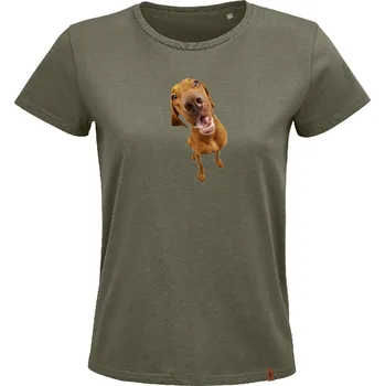 Dámské tričko - prostě maďar - XL / Khaki