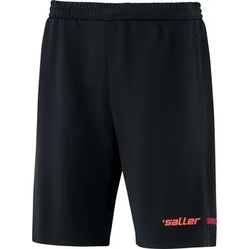 Saller SQUAD50 Tréninkové-volnočasové šortky BARVA: 176 tmavě červená-černá-neon oranžová, Velikost: S Pohodlí a styl pro teplé dny