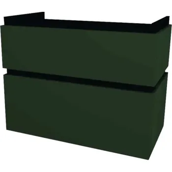 Koupelnový nábytek Koupelnová skříňka pod umyvadlo Devo Viva 2.0 zelená matná 84 x 66 x 44 cm VV2-SU2S84x66-F77