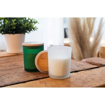 Svíčka Reklamní Daizu svíčka, borovice, zelená