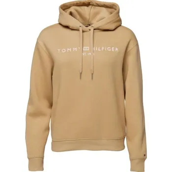 Dámská mikina Dámská mikina Tommy Hilfiger MODERN REG CORP LOGO HOODIE L Béžová, Bílá