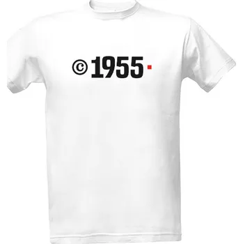 Pánská móda Tričko s potiskem Copyright 1955 Unikát pánské