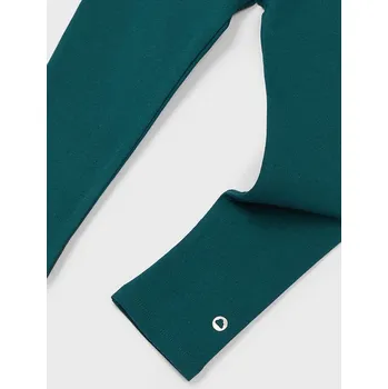 Mayoral Bavlněné legínové kalhoty pro holčičky Mayoral 717, ocelově šedé barva: zelená, Rozměr: 110