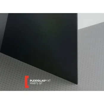 Plexisklo Röhm Černé plexisklo Plexiglas XT 2mm 9N871 (prop. 0%) 2050 x 3050 mm