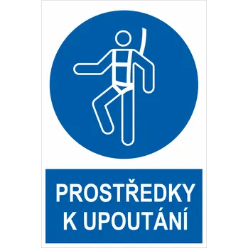 Značení Prostředky k upoutání ISO 7010 samolepící vinylová fólie 200x150 mm