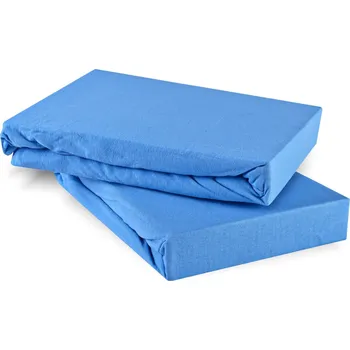 Prostěradlo Prostěradlo modré jersey EMI: Prostěradlo 200x200