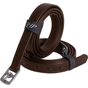 QHP Řemeny třmenové QHP, různé délky, hnědé Délka: 120 cm