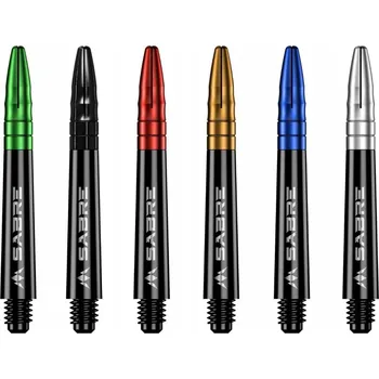 Příslušenství pro šipky Shafty Mission Sabre Tweenie Černá Zlatá Vrchní Část