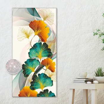 Diamantové malování Weltbild Diamantové malování Ginkgo, zelenožlutý 477088