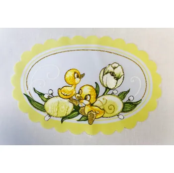 prostírání Velikonoční prostírání 20x30cm KAČENKY SVĚTLE ŽLUTÉ