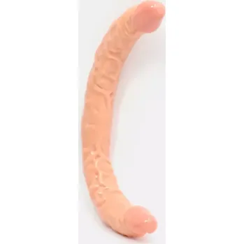 Dildo Oboustranné dildo DK Toys XXL Double Ender 41 cm - Tělová