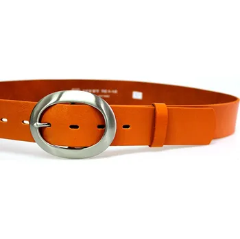 Opasek PENNY BELTS Kožený opasek 11894 oranžový - 95 cm