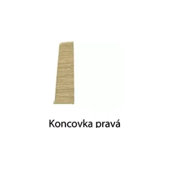 Podlahová lišta Ukončení pravé SLK 60 Q Döllken, 2099