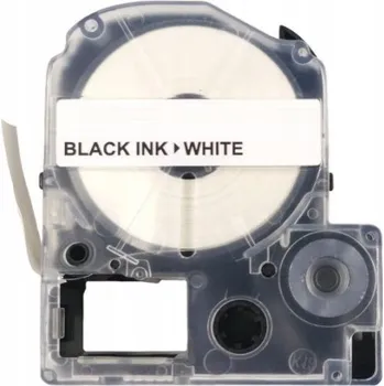Pásek do tiskárny Páska - EPSON LC-2WBN - 6 mm x 8 m bílá - černý tisk - kompatibilní