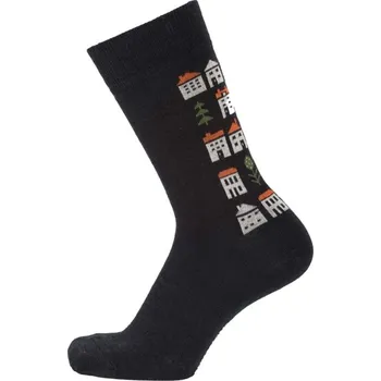 Dámské termoprádlo Merino ponožky House black, Bengt & Lotta Švédsko Černá 40/45