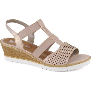 Dámské sandále Pohodlné sandály na podpatku Remonte W RKR667 rose gold 38