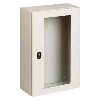 Rozvaděč Schneider Electric NSYS3D8830T S3D, 800x800x300, průh. dveře, RAL 7035