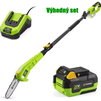 Teleskopický AKU prořezávač FIELDMANN FZP 70505-0 20V + Akumulátor 4Ah + Nabíječka