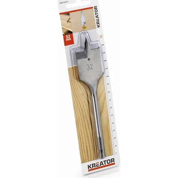 Vrták Kreator KRT010814 - Plochý vrták do dřeva 32 x 152 mm