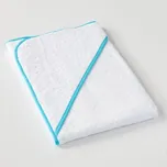 Bontis Dětská osuška s kapucí - Bílá / světle modrá