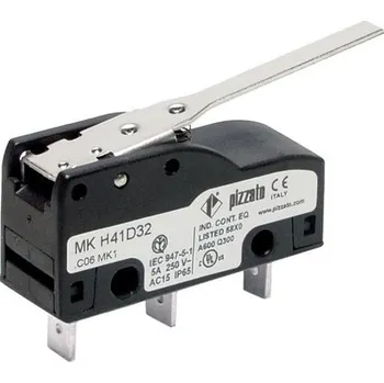 vypínač Pizzato MKH12D32 Mikrospínač MK H12D32, 1NO+1NC, IP65