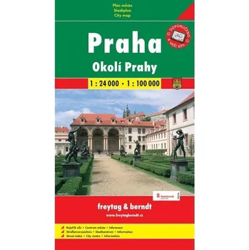 Cestování Praha plán 1:24 000 (velký rozsah)