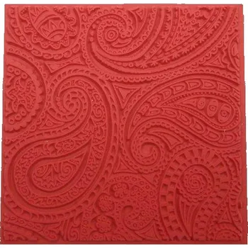 Dětské razítko CERNIT polymerová textura - paisley 90 x 90mm