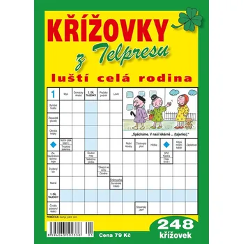 Kniha Křížovky z Telpresu luští celá rodina - 248 křížovek 2/2024