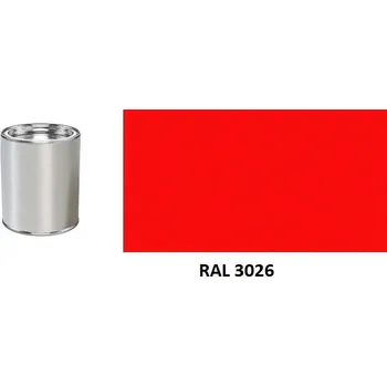 Speciální výtvarná barva Fluorescenční barva ral 3026 0,9l