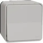 Schneider Electric MUR39026 Mureva Styl - Kompletní tlačítko řazení 1/0, IP55, povrchové, Bílé