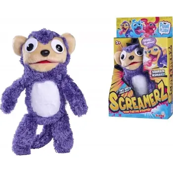 plyšák ScreamerZ Fialová Plyšová Opice 30 cm