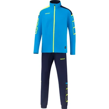 Saller SQUAD50 Tepláková - tréninková souprava BARVA: 144 světle modrá-tmavě modrá-neon žlutá, Velikost: XXXL Funkční tréninkový set S.Dry-Tech