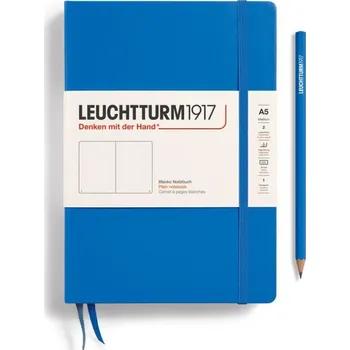 Blok Leuchtturm1917 Zápisník Sky Medium A5 čistý