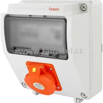 modulární přístroj a rozvaděč Famatel v020-6kA - ZSF00100000.1 /3957 Zás.skříň IP44 jištěná s chráničem 40/4/003