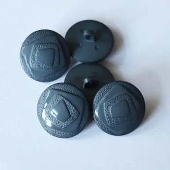 Knoflík Knoflík tm.šedý 20404 - Šedá, 22mm