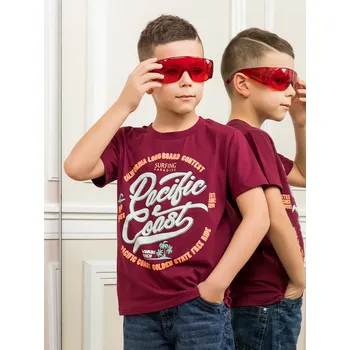 Chlapecké tričko Chlapecké tričko California - bordo 152