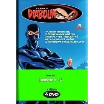DVD film Diabolik 01 - 4 DVD pack