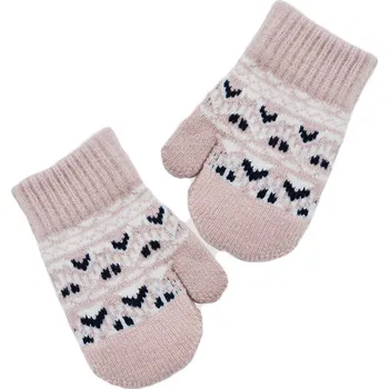 Dívčí tričko Noviti RZ032 Dívčí akrylové rukavice směs barev 14 cm