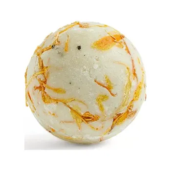 bomba do koupele Velvety Koupelová bomba s makadamiovým olejem - Limetka (50 g)