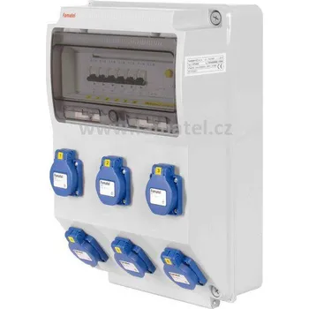 Rozvaděč Famatel v379-6kA - ZSF60000000.1 /3959 Zás.skříň IP54 jištěná s chráničem 40/4/003