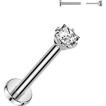 Piercing Šperky4U Piercing do brady - PUSH IN labreta TITAN - TIT1357