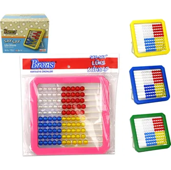 Počítadlo plastové barevné s čísly mix