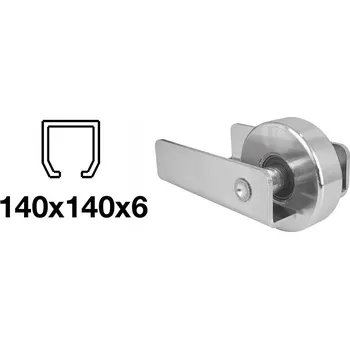 Pohon brány CAIS Spodní rampa pro profil C 140x140x6 RUN L