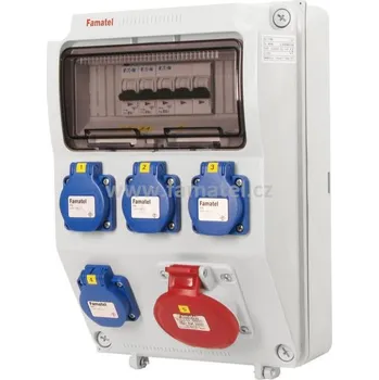 modulární přístroj a rozvaděč Famatel v563-6kA - ZSF40100000.0 /3958 Zás.skříň IP44 jištěná bez chrániče