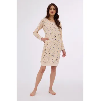 Dámské noční prádlo DÁMSKÁ KOŠILE DR 652/382 MAYA 2 Béžová S