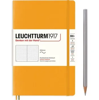 Sešit Leuchtturm1917 Zápisník Rising Sun Softcover B6+ tečkovaný